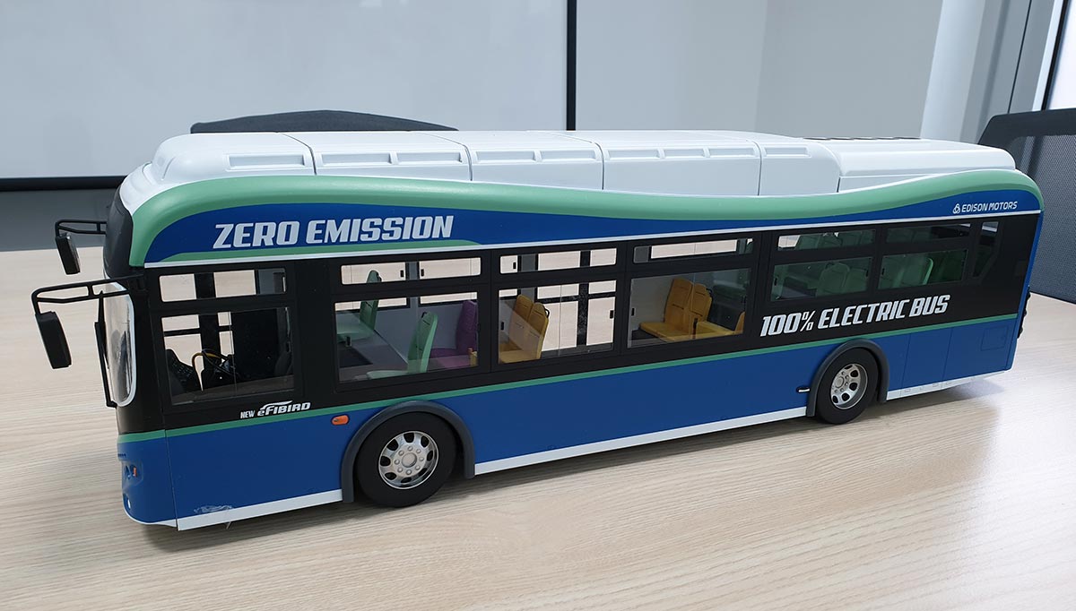 버스 모형 제작 사례